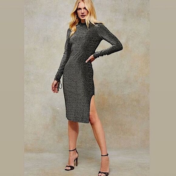 Glitter Open Back Midi Cocktail Dress
TOPSHOP - Picture 2 of 7